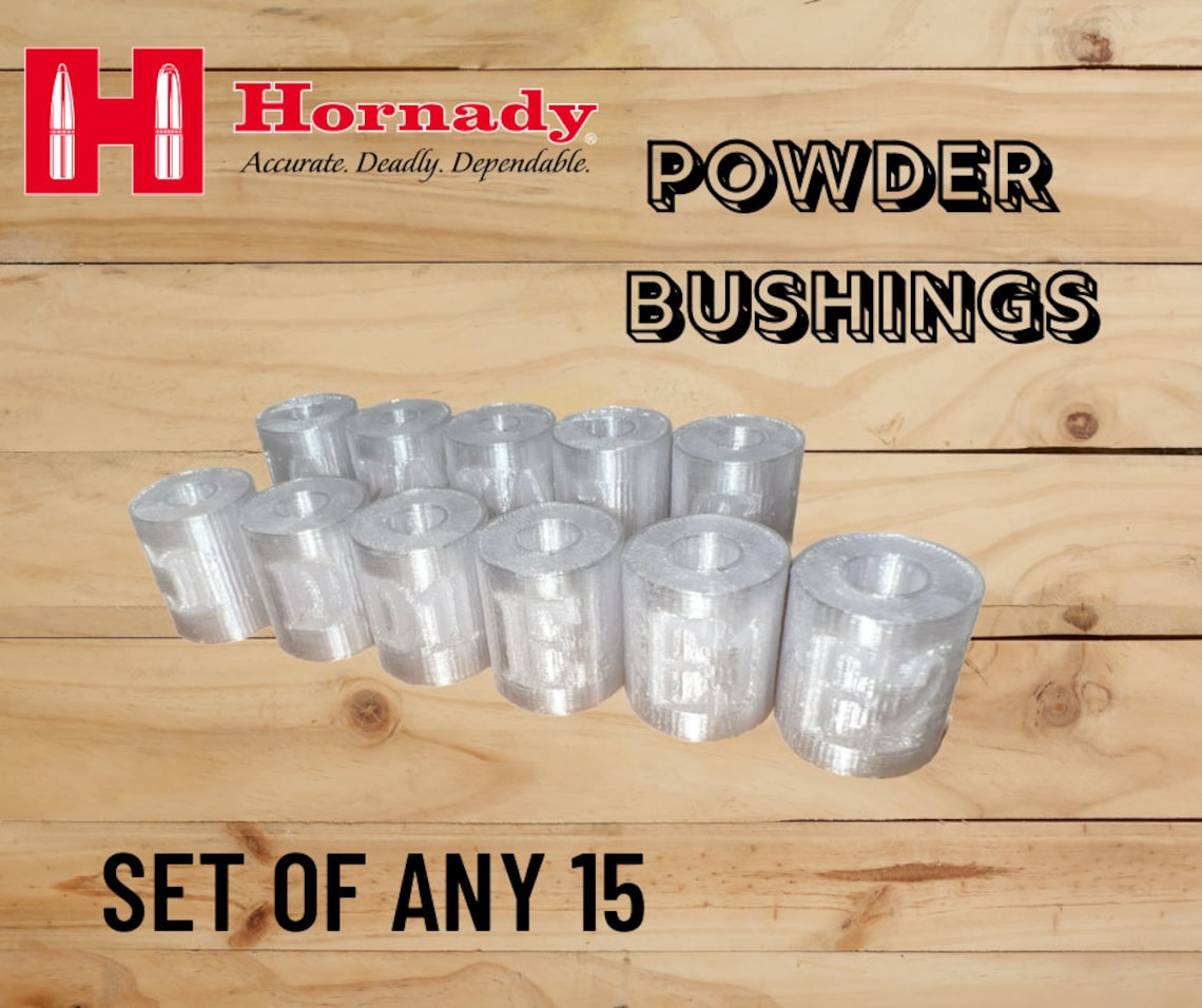 Hornady Powder Bushings Set of Any 15 Etsy