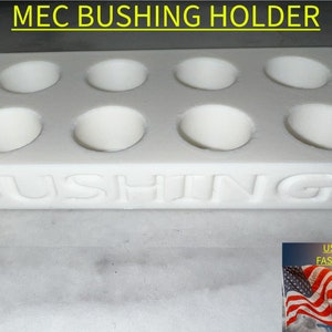 Bushing Holder Organizer Display Rack Tray for MEC Bushings - Many Colors - NEW