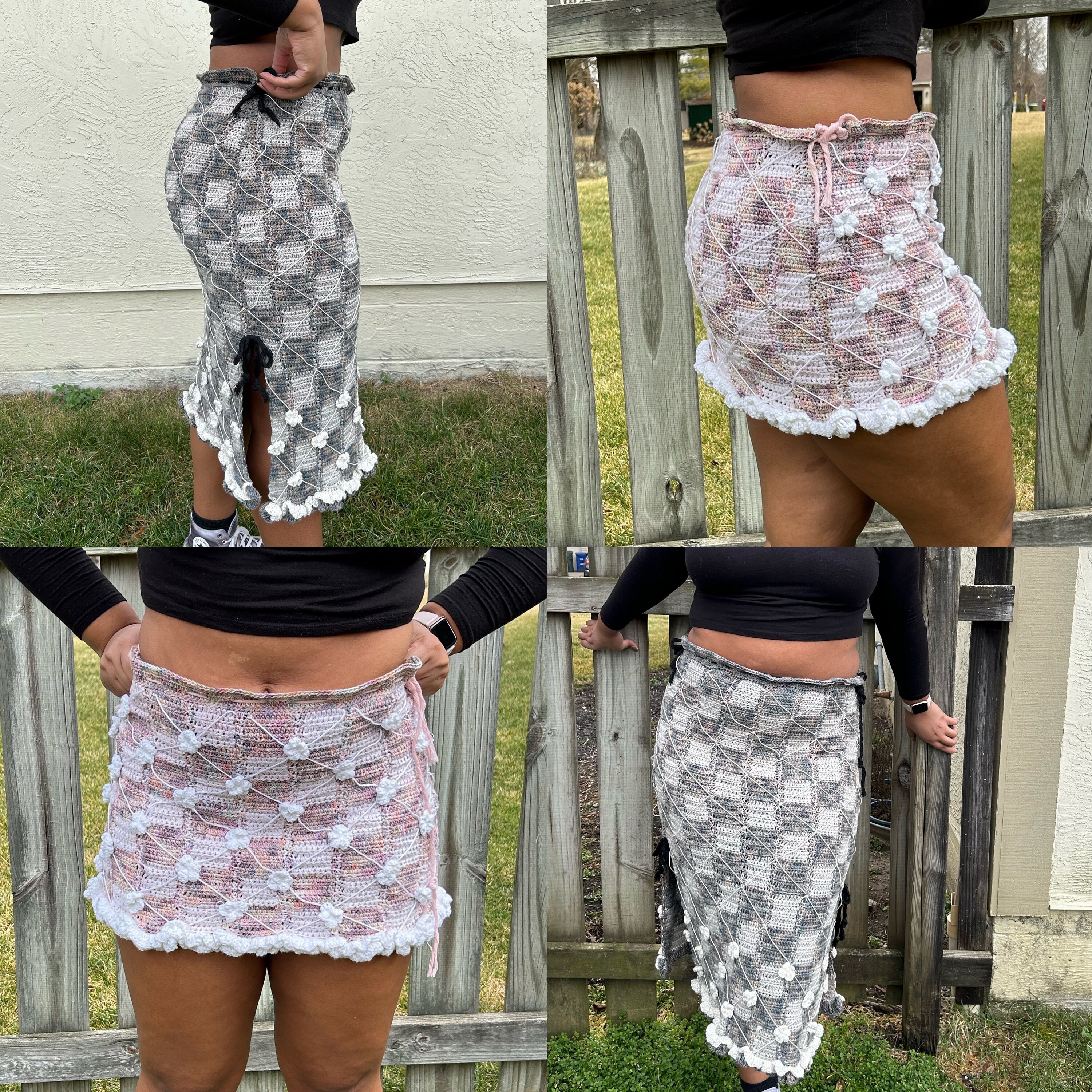 Flowerdrop Skirt | PDF Graded Crochet Pattern - Etsy Flowerdrop Skirt | PDF Graded Crochet Pattern - Etsy