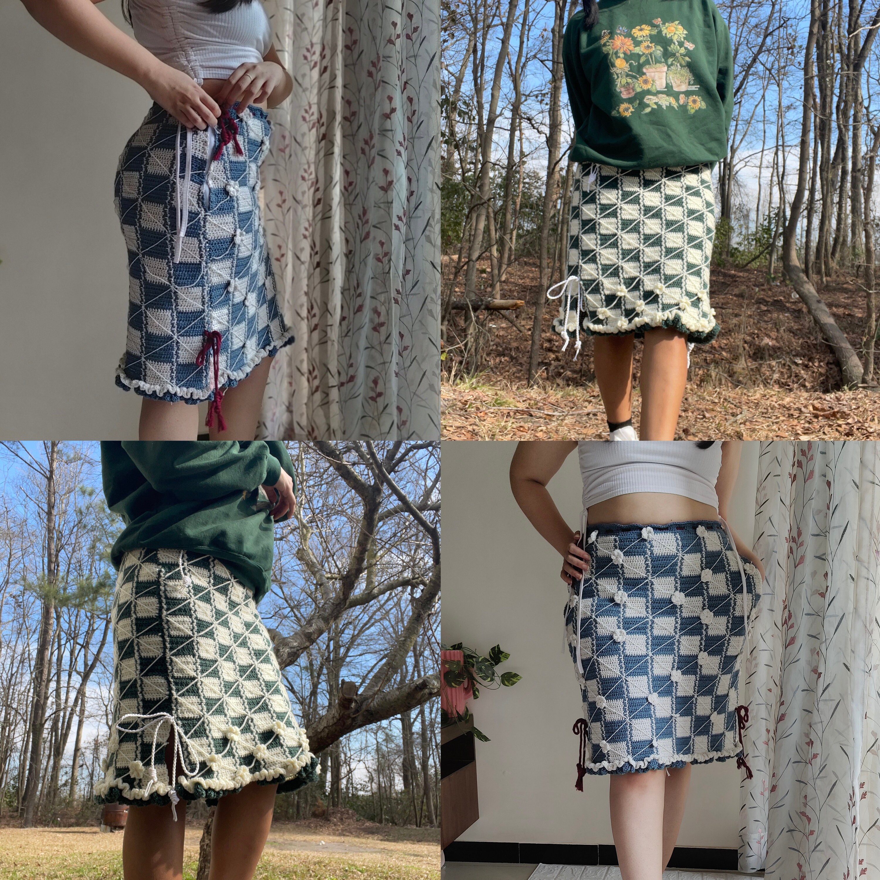 Flowerdrop Skirt | PDF Graded Crochet Pattern - Etsy Flowerdrop Skirt | PDF Graded Crochet Pattern - Etsy