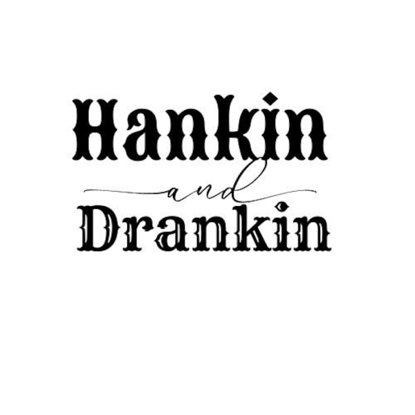 Hankin and Drankin SVG dowload design