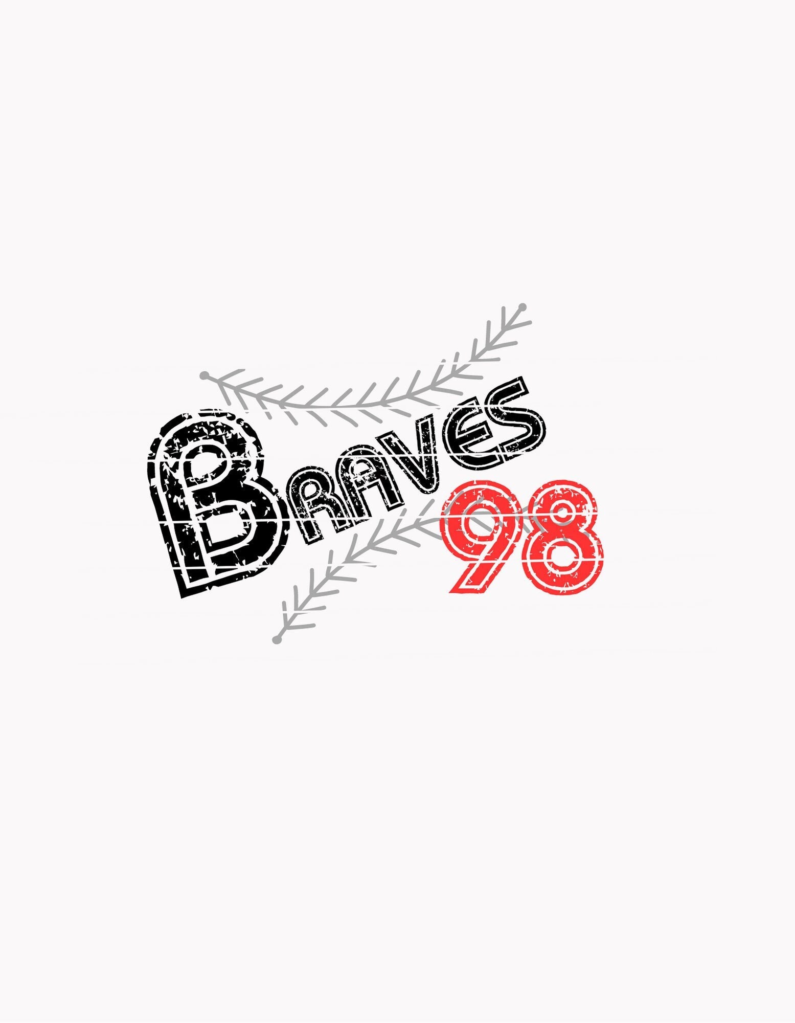 98 Braves Morgan Wallen Digital SVG download Printable Design
