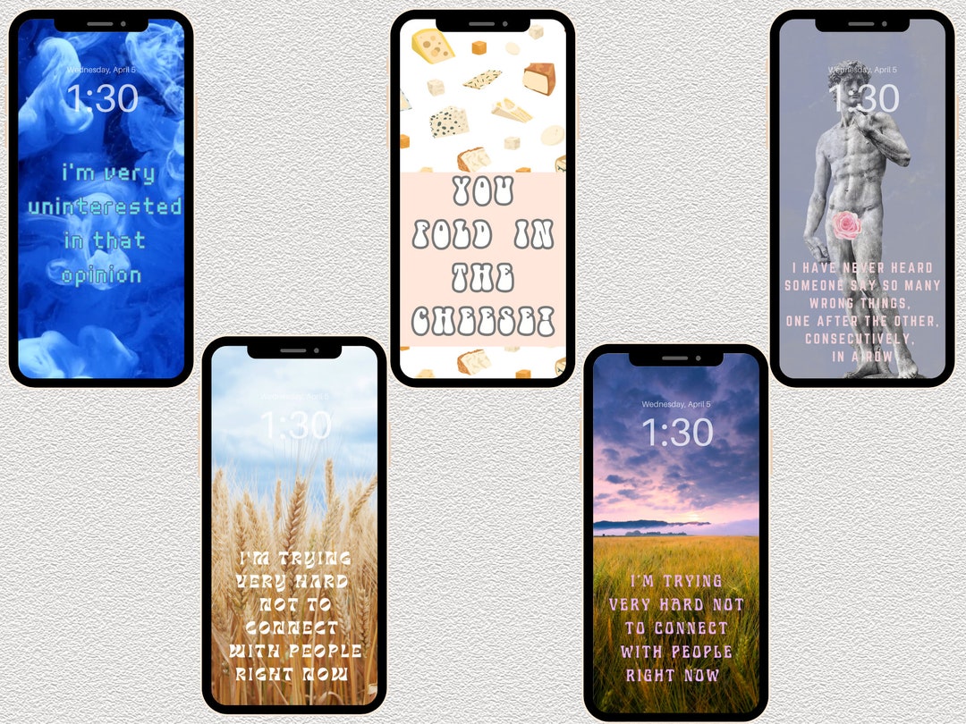 David Rose Quotes Phone Wallpaper Digital Download Etsy