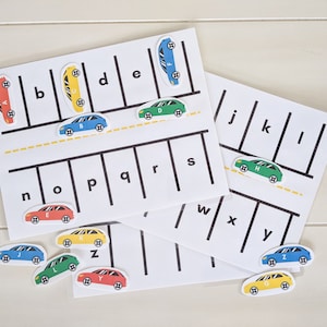 Estacionamiento de automóviles Coincidencia de letras mayúsculas y minúsculas imprimibles (archivo digital)