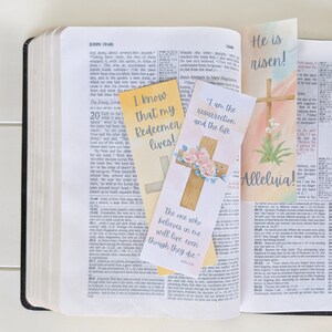Easter Resurrection Bookmarks Printable (Digital File)