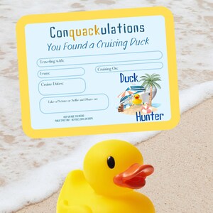 Cruising Duck Tags, Cruising Tags, Island Cruising Duck Tags, Cruise pdf, Cruise Duck Tags Printable, Cruise Duck Tags Download