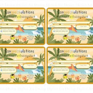 Cruising Ducks Tags, Cruising Tags, Island Cruising Duck Tags, Cruise pdf, Cruise Ducks Tags Printable, Cruise Duck Tags Download.