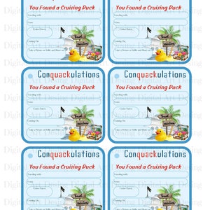 Cruising Duck Tags, Cruising Tags, Island Cruising Duck Tags, Cruise pdf, Cruise Duck Tags Printable, Cruise Duck Tags Download