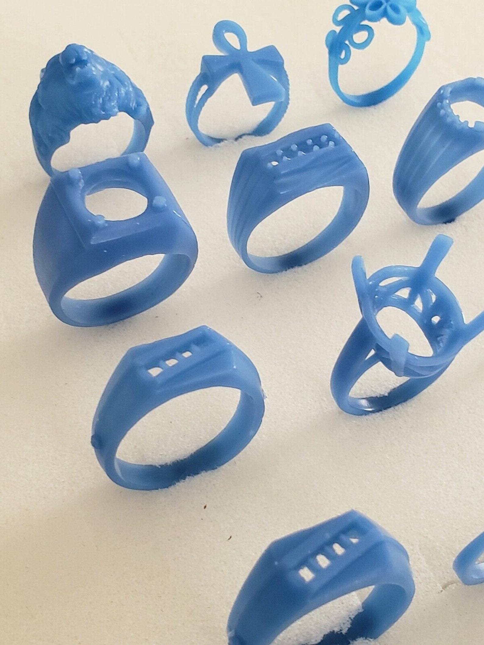 15 Ring Assortment. Jewelry Wax Patterns for Lost Wax Casting 230R15