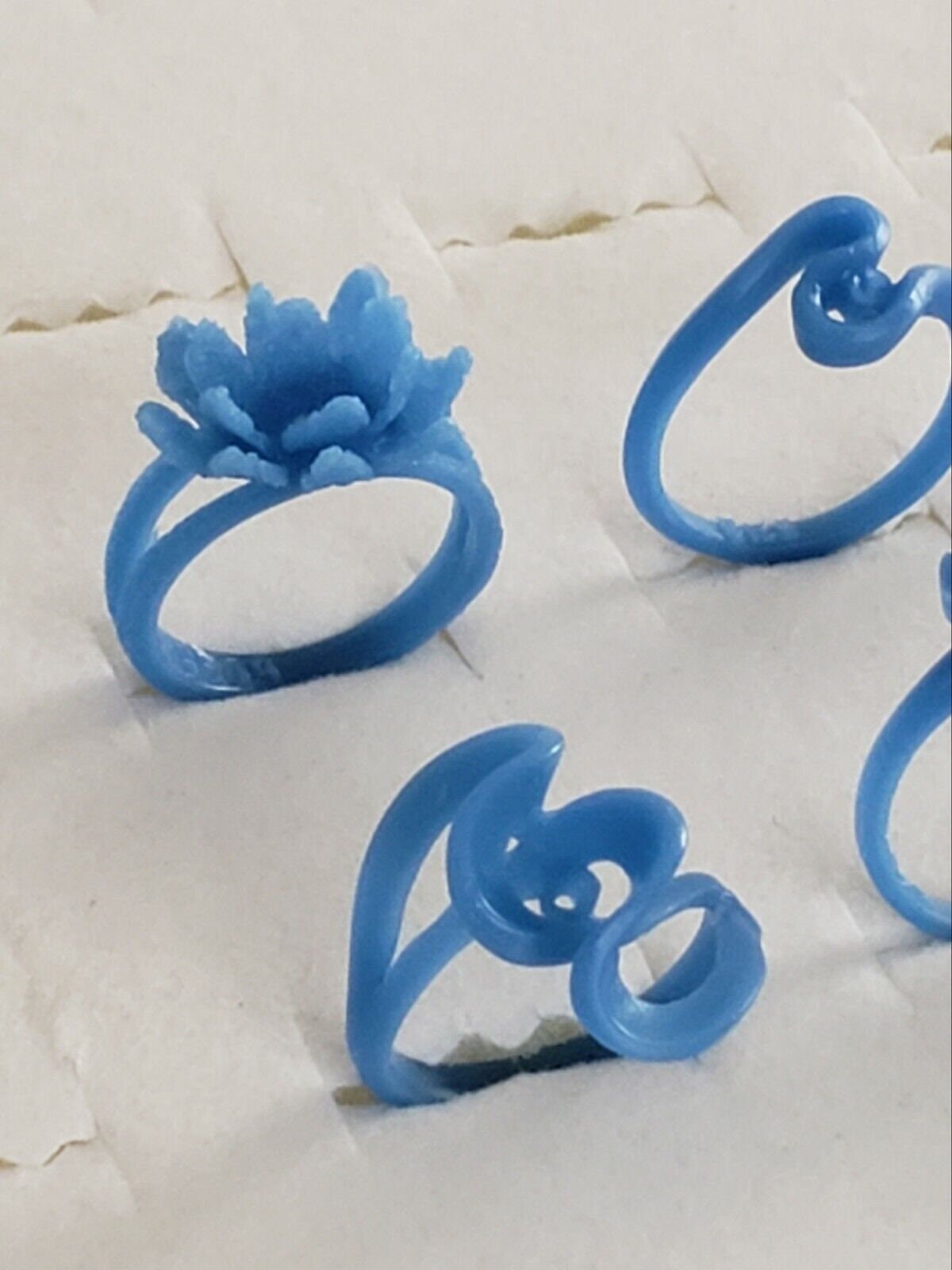 8 Fashon Ring Shanks. Wax Patterns for Casting. Wax Patterns for Lost