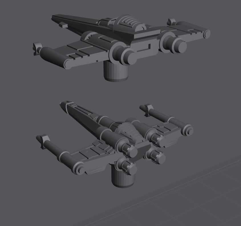 Z-95 Headhunter Squadrons for Star Wars Armada or Display