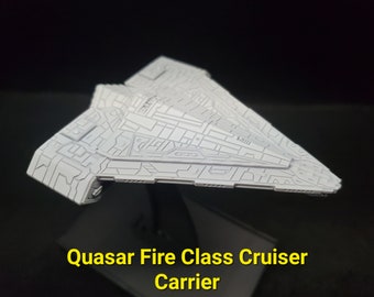 Quasar Fire Class Cruiser Carrier for Star Wars Armada or Display - Resin 3D Printed, 2 variants