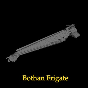 Bothan Frigate for Star Wars Armada or Display - Resin 3D Printed