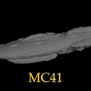 MC41 Light Cruiser for Star Wars Armada or Display - Resin 3D Printed