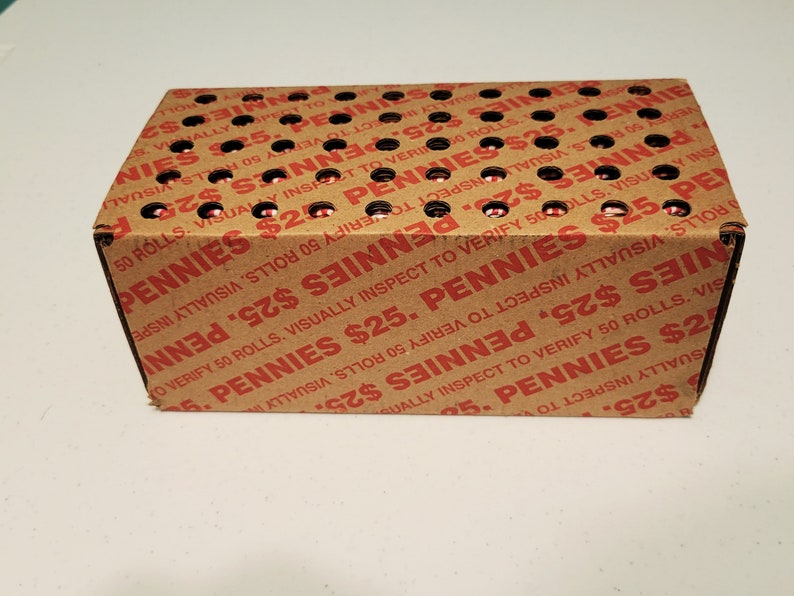 Sealed Bank Box of Pennies. Find Wheats, Coppers, UNC FREE SHIPPING image 3