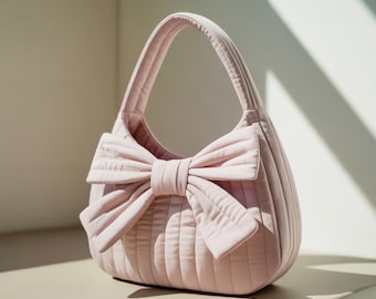 Die Mini Slouchy Bow Tasche Schnittmuster | DIY Geldbörse & Handtasche, PDF + Word