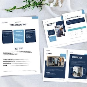 Vending Machine Placement Proposal: Editable Canva Business Plan Template (PDF)