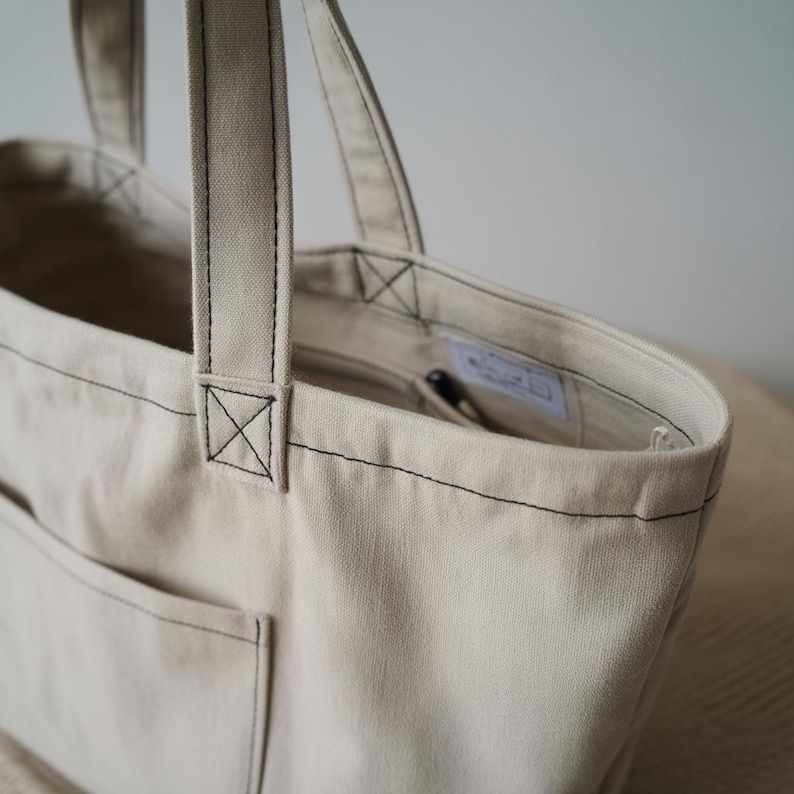 Market tote sewing pattern digital download