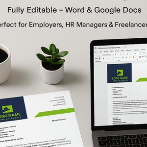 Sjabloon briefsjabloon salarisverhoging: bewerkbaar canva en Word (directe download)