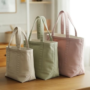 Market tote sewing pattern digital download