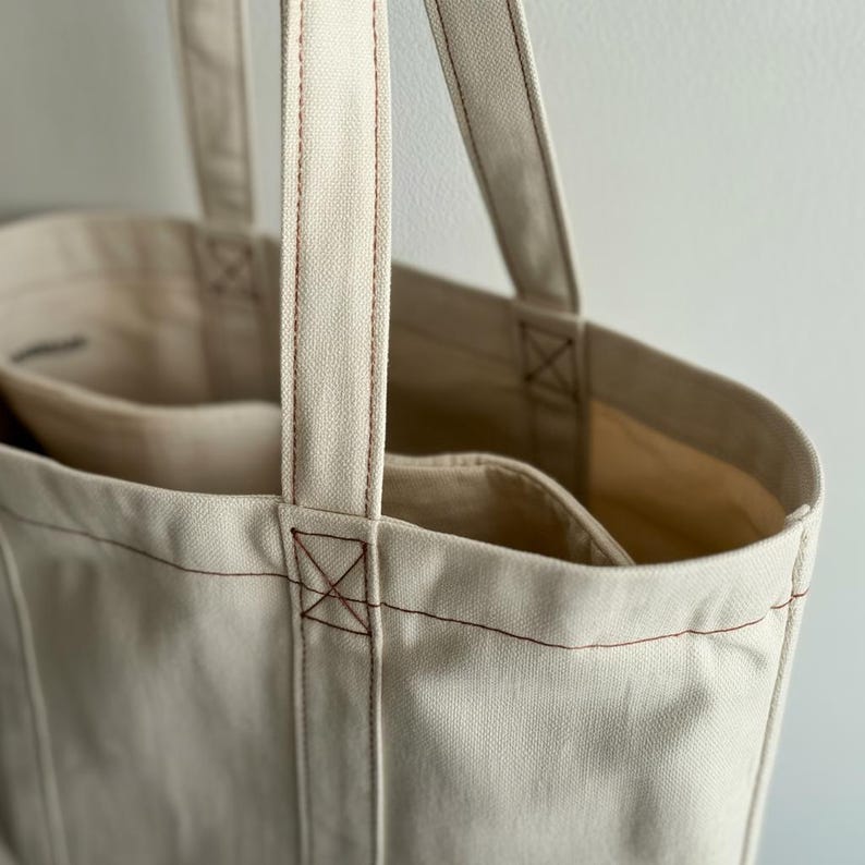 Market tote sewing pattern digital download