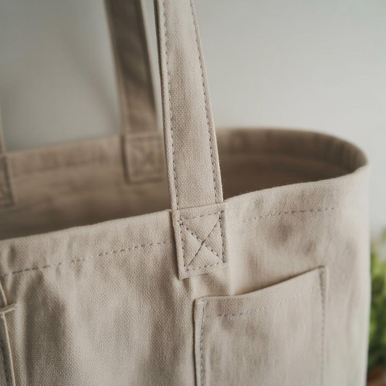 Market tote sewing pattern digital download