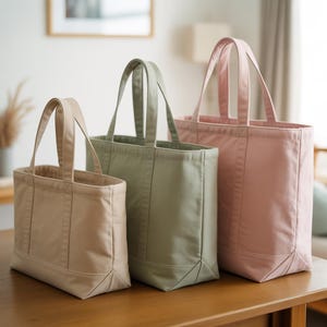 Market tote sewing pattern digital download