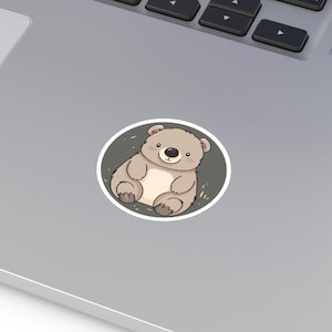 Sticker, Wombat Sticker, Australian Animal Sticker, Water Bottle Sticker, Car Sticker, Laptop Sticker, Animal Sticker.