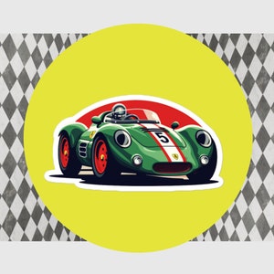 Car Sticker, Laptop Sticker, Water Bottle Sticker, Gift Sticker, Cool Sticker, Racing Sticker, Sports Car Sticker