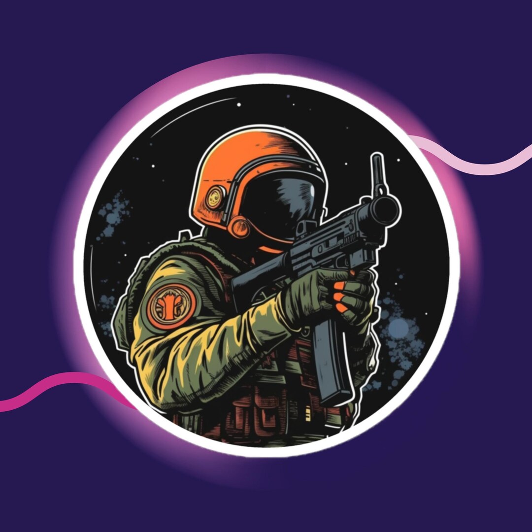 Rocket Operator Sticker Sticker, Astronaut Sticker, Space Trooper Sticker, Space, Car Sticker ...