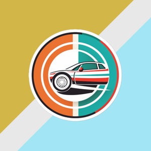Car Sticker, Laptop Sticker, Water Bottle Sticker, Gift Sticker, Cool Sticker, Racing Sticker, Sports Car Sticker