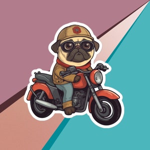Sticker, Dog Sticker, Motorbike Sticker, Weird Animal sticker, Car Sticker, Water Bottle Sticker, Laptop Sticker, Biker sticker