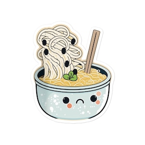 Miso Soup Sticker, Soup, Food Sticker, Cute Sticker, Water Bottle Sticker, Car Sticker, Gift.