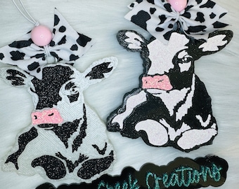 Cow Print Car Freshie, Cow car air freshener, Gift for Her