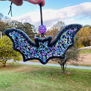 Bat freshie, Halloween Car Freshie, spooky car decor, car candle, car air freshener, Best friend Gift, Gift for her
