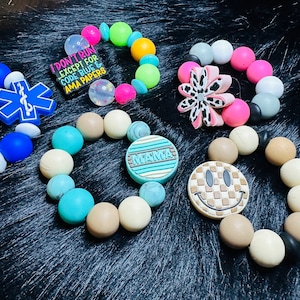 Tumbler cup charms | Cup Handle Charms | Tumbler accessories | 40oz cup | Cup accessories | Silicone beads | 30 oz Cup | Stanley Cup Charm