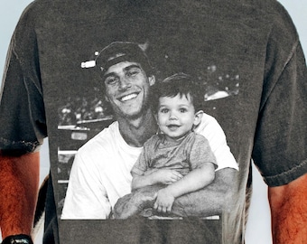 Custom Photo Retro Vinatge Shirt, Father's Day Tee