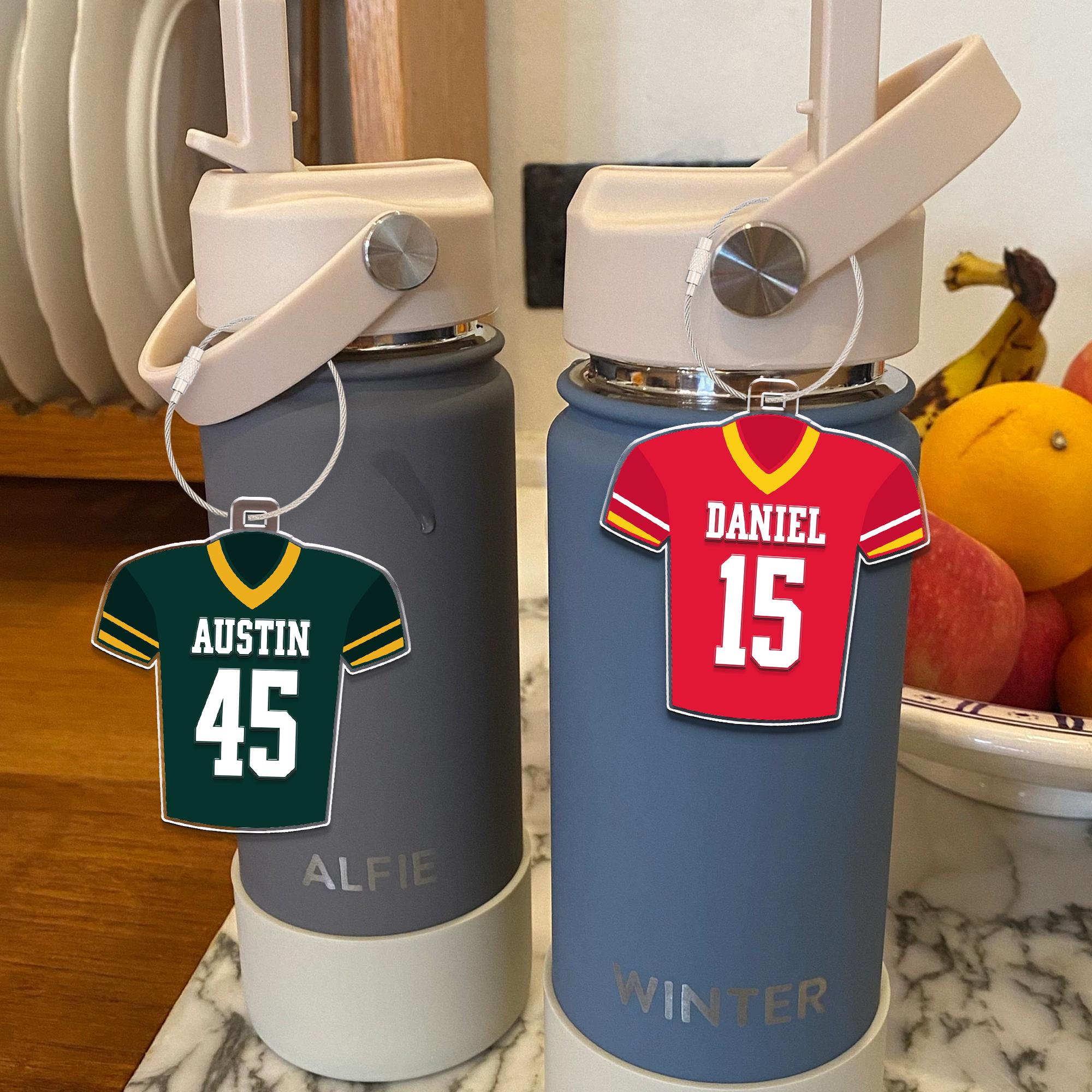 💖Buy 2 Free Shipping💖Football Name Tag, Personalized Football Shirt Name Tag, Sport Bag Tag, Football Team Keychain, High School Football Team, Football Mom Gift