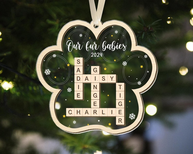 Custom Pet Ornament, Pet Ornament Personalized, Dog Christmas Ornaments