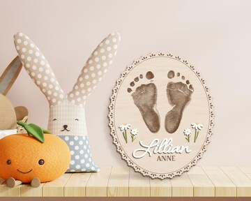 Baby Announcement Sign, Custom Birth Stats Sig, Coquette Goose Hospital Name Sign, Nursery Decor, Floral Baby Wooden Sign, Baby Shower Decor