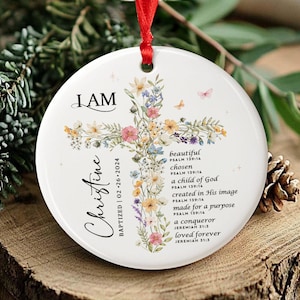 Baptism Gift Girl, Custom Baptism Ring Dish, Christening Gifts Girl, Jewelry Tray For Goddaughter, Gift from Godparents, Dedication Gift image 10