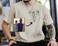 Custom Photo Shirt for Dad, Father's Day Tshirt, Personalized Dad Portrait Shirt, Fathers Day Gifts, Dad Birthday Gifts, Gift for Husband product logo