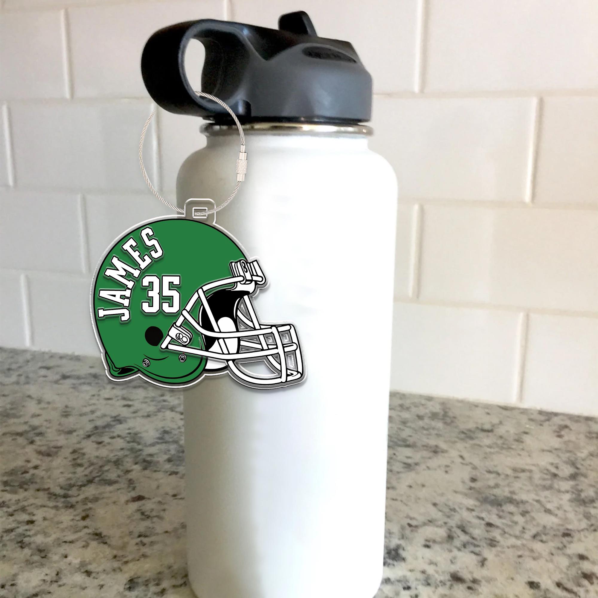 💖Buy 2 Free Shipping💖Custom Football Bag Tag, Football Team Keychain, Personalized Sport Bag Tag, Backpack Name Tag, Football Mom Gift, Football Lovers Gift