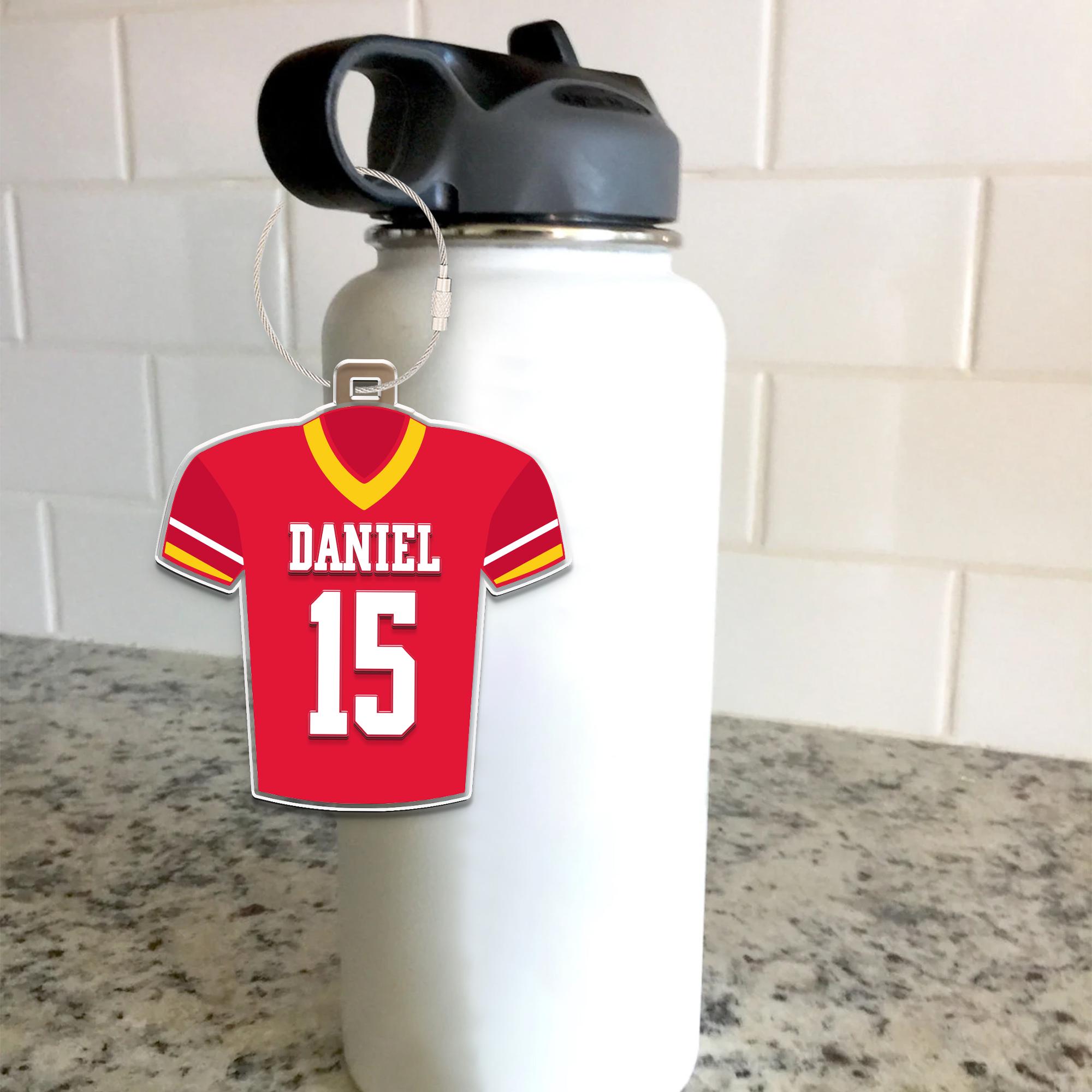 💖Buy 2 Free Shipping💖Football Name Tag, Personalized Football Shirt Name Tag, Sport Bag Tag, Football Team Keychain, High School Football Team, Football Mom Gift