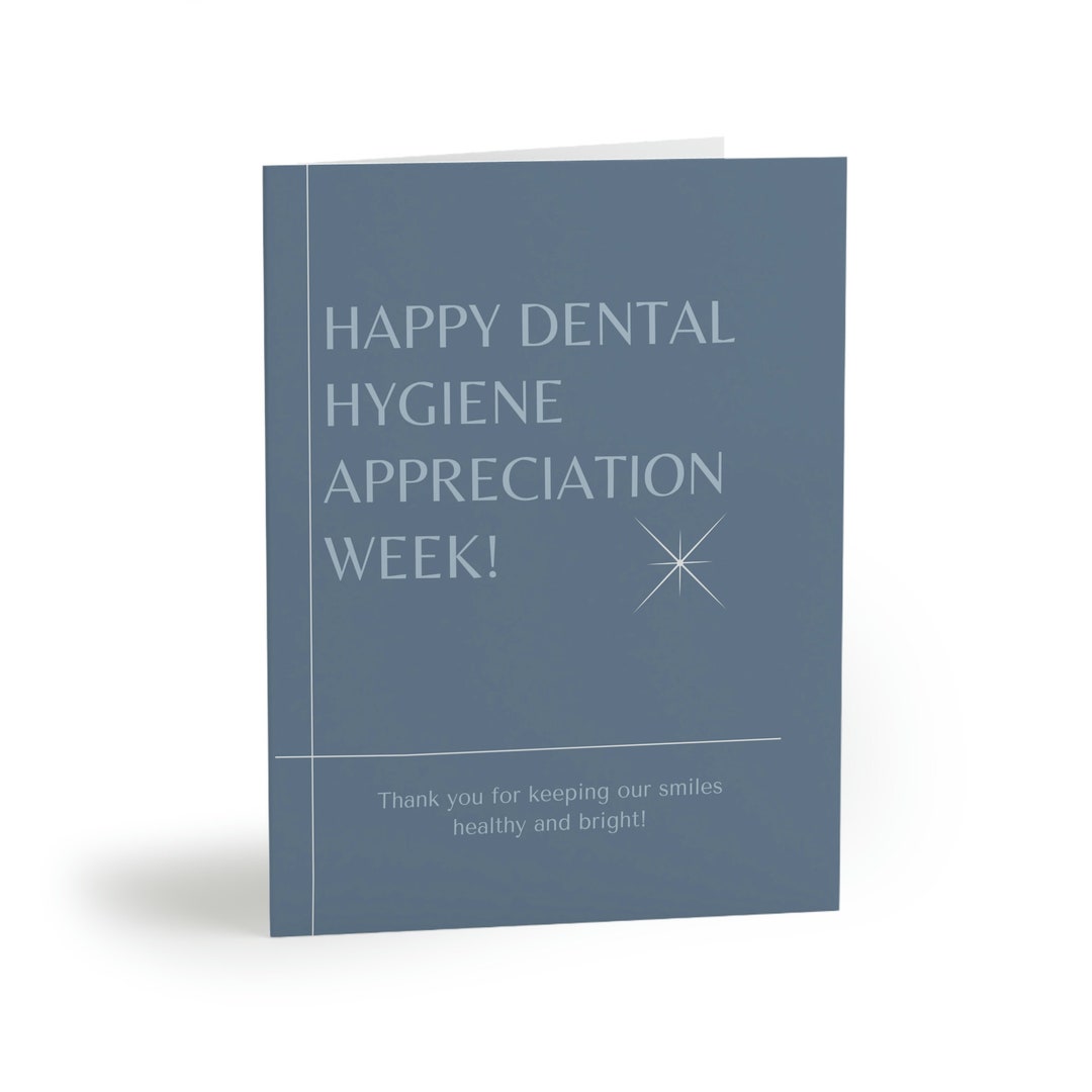 Dental Hygiene Appreciation Greeting Cards 8, 16, and 24 Pcs Etsy