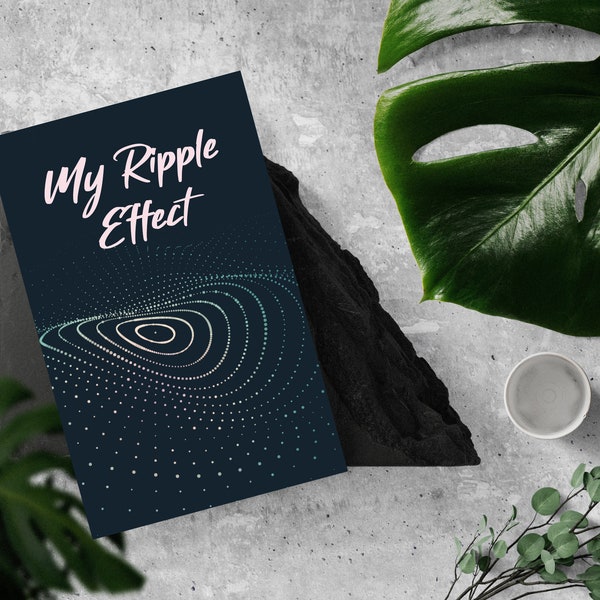 Open Dated Lay Flat Planner That Makes a Difference | Track Your Impact and Create a Ripple Effect in your Community and the World