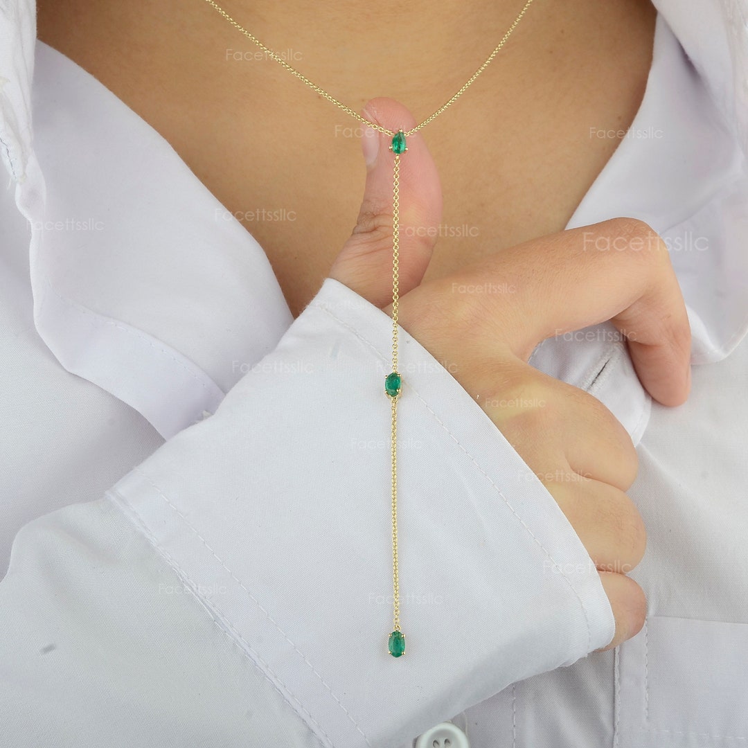 18K Zara Lariat Necklace main image 1