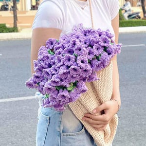 Decke Blumenstrauß häkeln, Blume Amigurumi, gestrickte Decke, Wohnkultur, handgemachtes Häkelgeschenk, Geburtstags- / Jahrestagsgeschenk