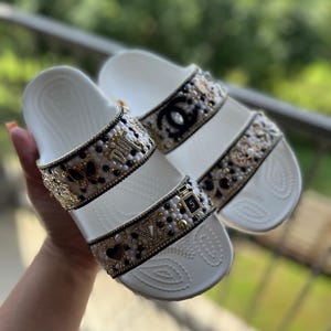 Custom Designed Bling Crocs - Women&#39;s Sandal