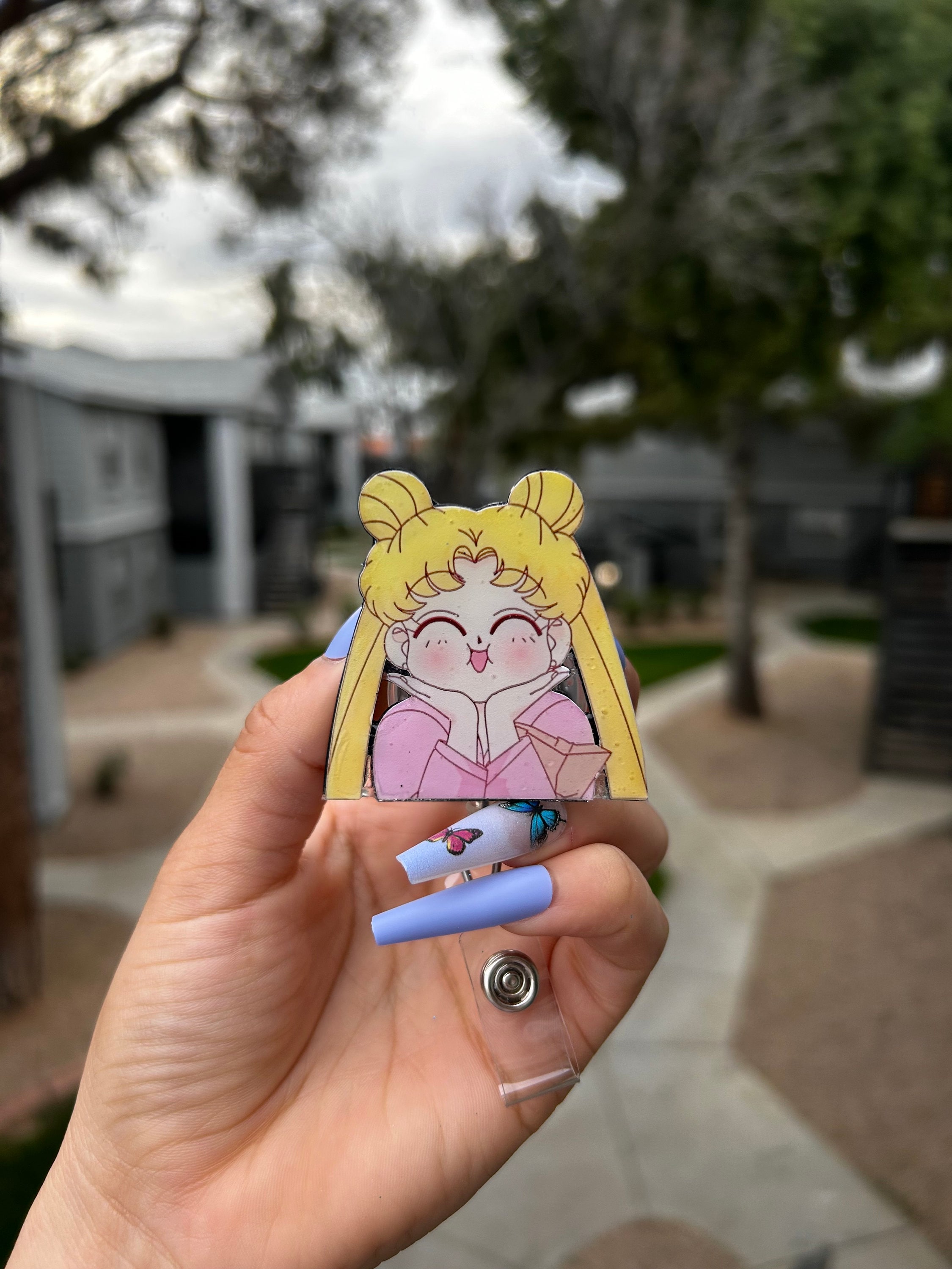 Sailor Moon badge reel